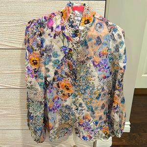 Zimmermann Tama Floral blouse
